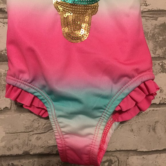 Ice Cream Cone Bathing Suit Size 12 Months - Picture 5 of 8